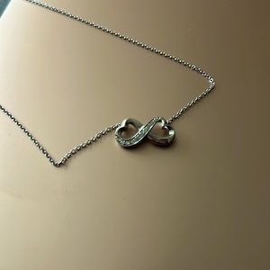 Tiffany & Co infinity love heart pendant